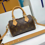 Louis Vuitton Nano speedy bag Brown